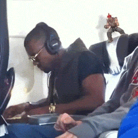 Kanye West Funny Attack GIF