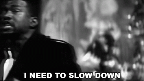 Kanye West I Need To Slow Down GIF