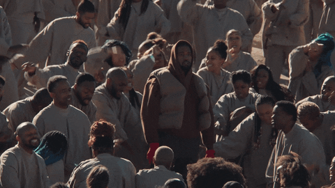 Kanye West Not Impressed Stare GIF