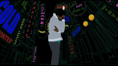 Kanye West Smoking Animation GIF