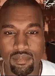 Kanye West Staring At The Screen GIF