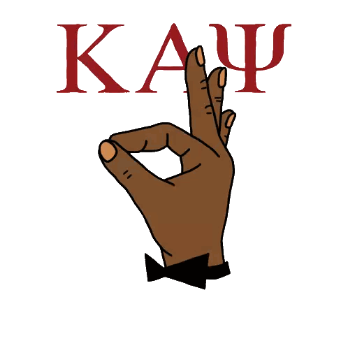 Kappa Alpha Psi Logo with Black Hand