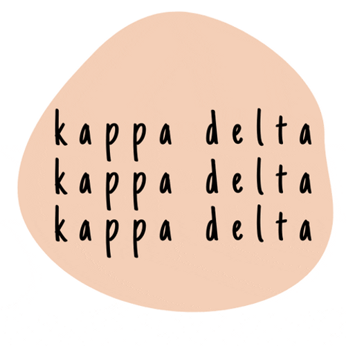 Kappa Delta Sorority Boho Logo