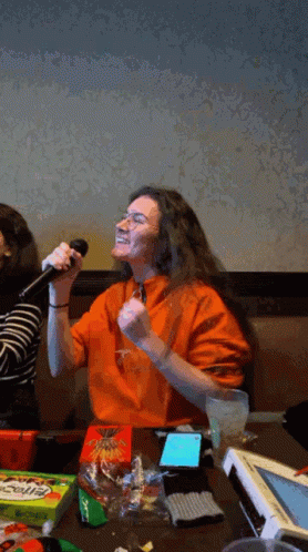 Enjoying The Night With Karaoke GIF