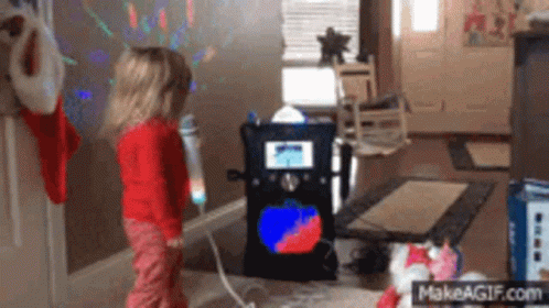 Kid Owning It On Karaoke GIF