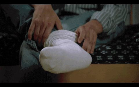 Karate Kid Injured Feet GIF