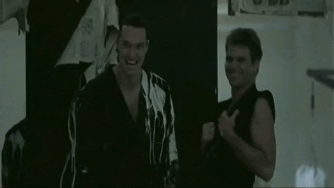 Karate Kid Laughing GIF