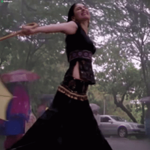 Kareena Kapoor Slow Spin In Monsoon Rain GIF