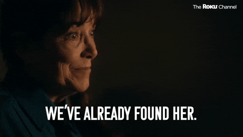 Karen Allen We Aint Found Her GIF