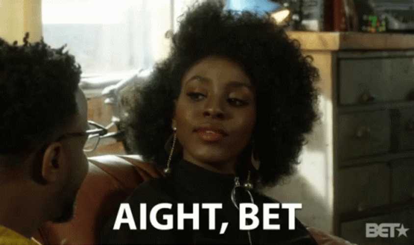 Karen Obilom Aight Bet GIF