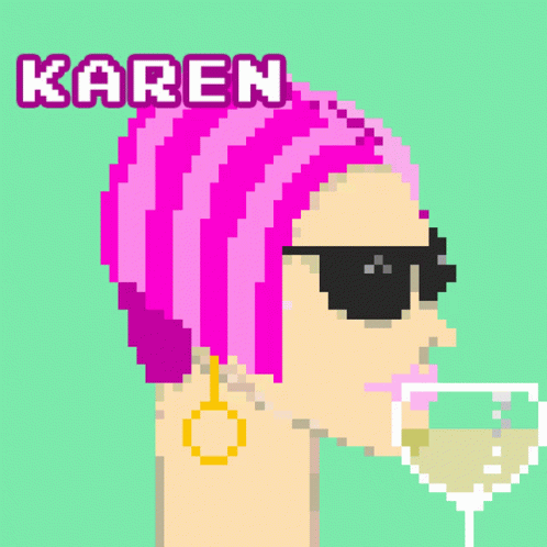 Karen Says Unacceptable Mobile Art GIF