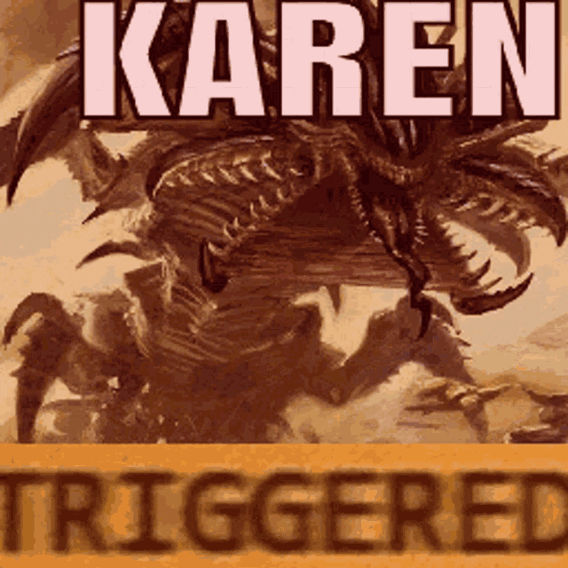 Karen Triggered Frantic Vibration Artwork GIF