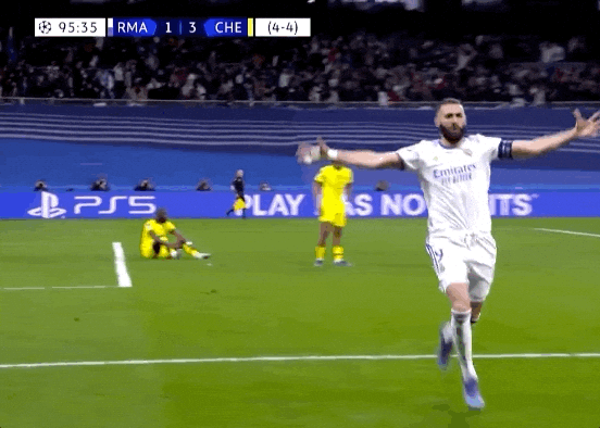 Karim Benzema Amazing Leadership GIF