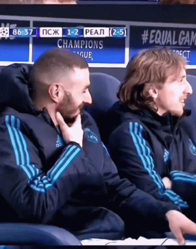 Karim Benzema Caught On Camera Smile GIF