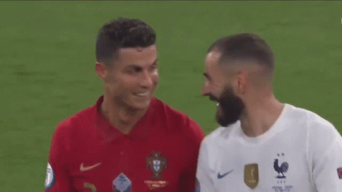 Karim Benzema Cristiano Ronaldo Friends GIF