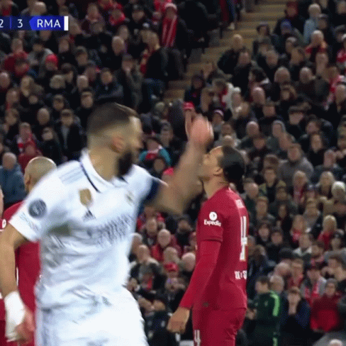 Karim Benzema Knee Slide On Field GIF