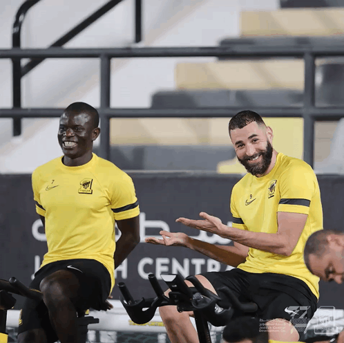 Karim Benzema Ngolo Kante Exercise GIF