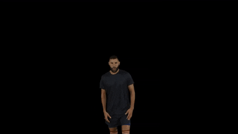 Karim Benzema Running Then Dancing GIF