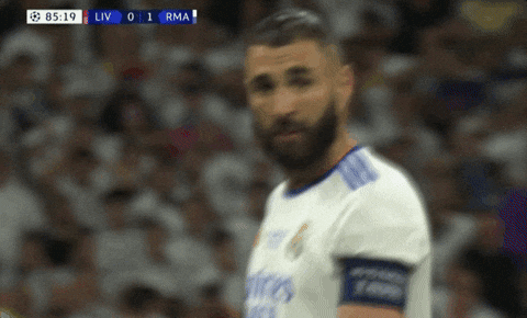 Karim Benzema Unwavering Commitment GIF