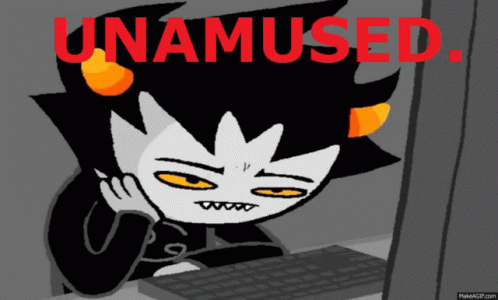 Karkat Vantas Unamused GIF
