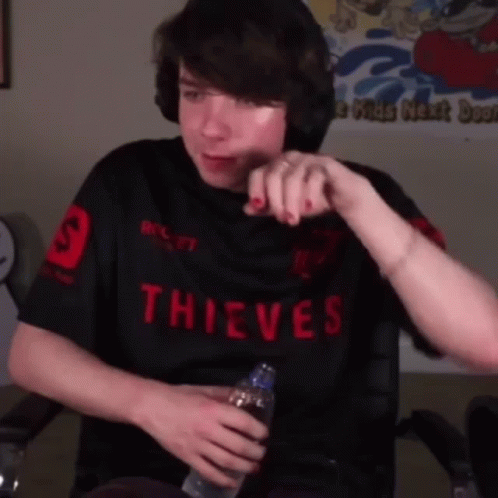 Karl Jacobs With Water Bottle GIF