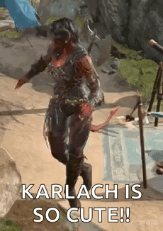 Karlach Cute Dance Steps GIF