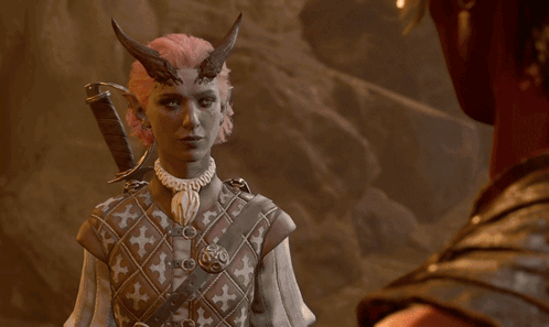 Karlach Lips Light Up When Kissed GIF