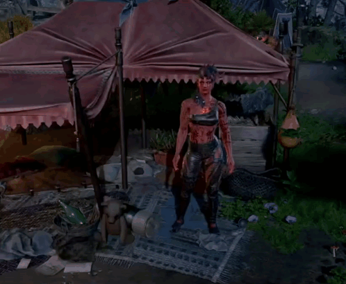 Karlach Practicing Dance Foot Works GIF