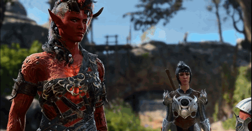 Karlach Punching Traitor Friend GIF