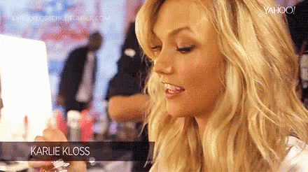 Karlie Kloss Eye Roll GIF