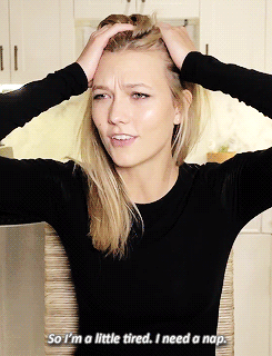 Karlie Kloss Need Nap GIF