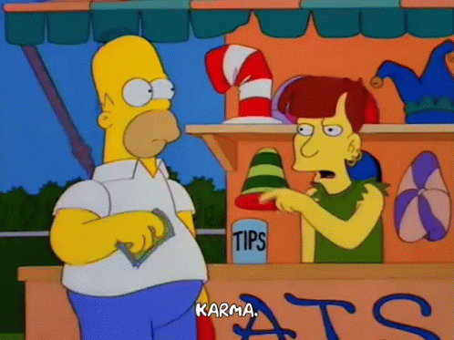Homer Simpson Karma GIF