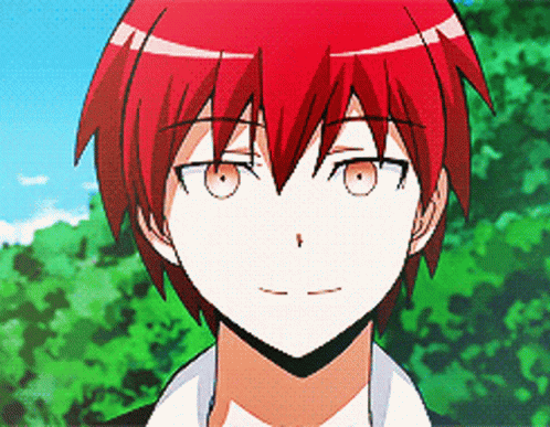 Karma Akabane Handsome Anime Smile GIF