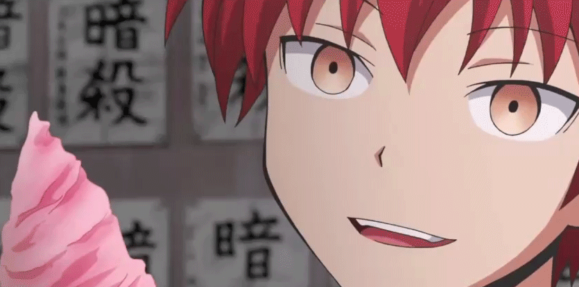 Karma Akabane Licking Ice Cream GIF