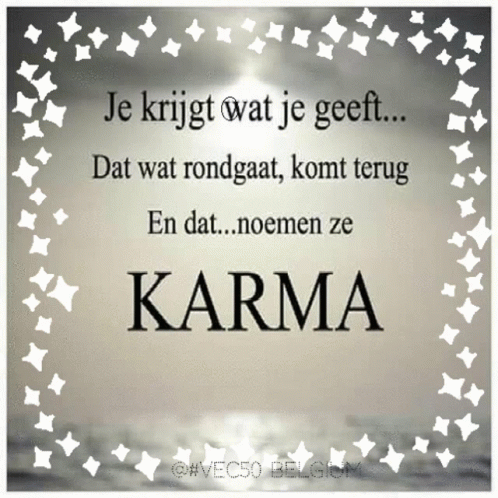 Karma Quote In Foreign Language GIF