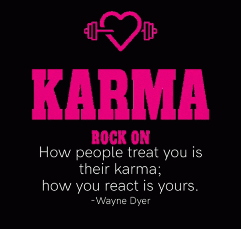 Karma Rock How People Treat You Their Karma GIF