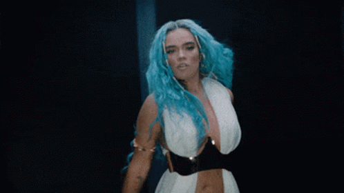 Karol G Thunder Lightning GIF