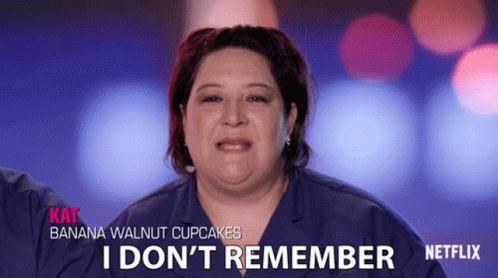Kat Banana Walnut Cupcakes I Don't Remember GIF
