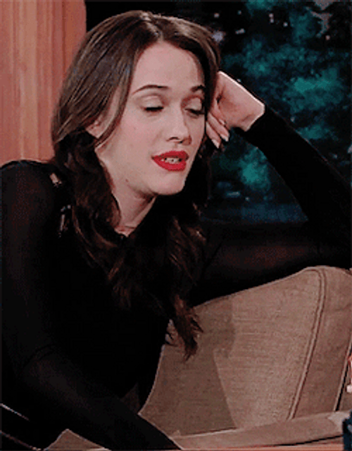 Kat Dennings Frustrated Oh No Reaction GIF