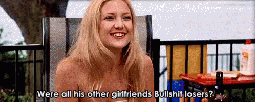 Kate Hudson Cursing Losers GIF