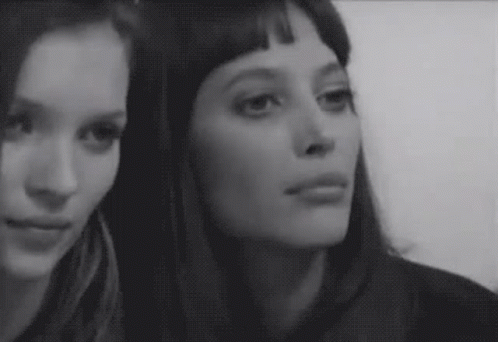 Kate Moss Christy Turlington GIF