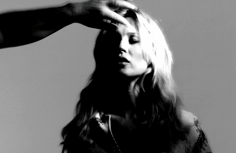Kate Moss Flickering Photography GIF