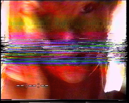 Kate Moss Glitch GIF