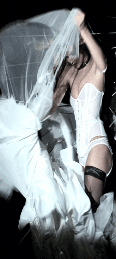 Kate Moss Wedding Fashion GIF