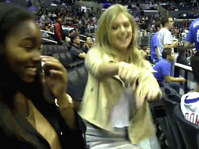 Kate Upton Dougie Dance Nba GIF