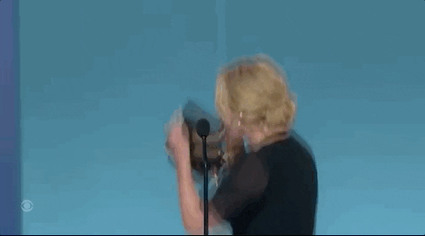 Kate Winslett Joyous Shaking GIF