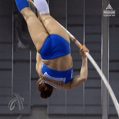 Katerina Stefanidi Pole Vault GIF