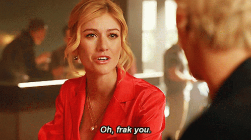 Katherine Mcnamara Frustrated Reaction GIF