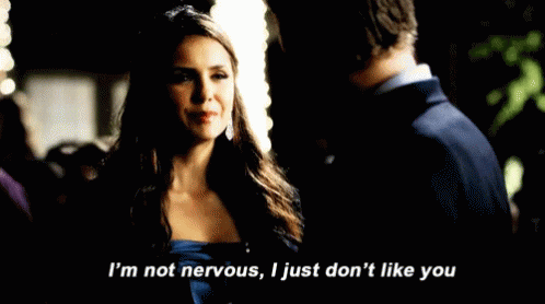 Katherine Pierce I'm Not Nervous GIF