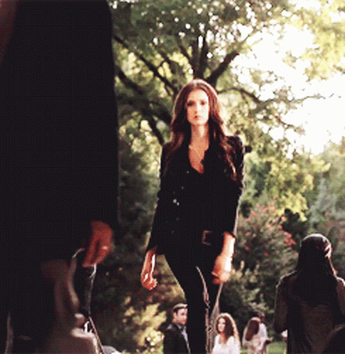 Katherine Pierce Sexy Entrance GIF